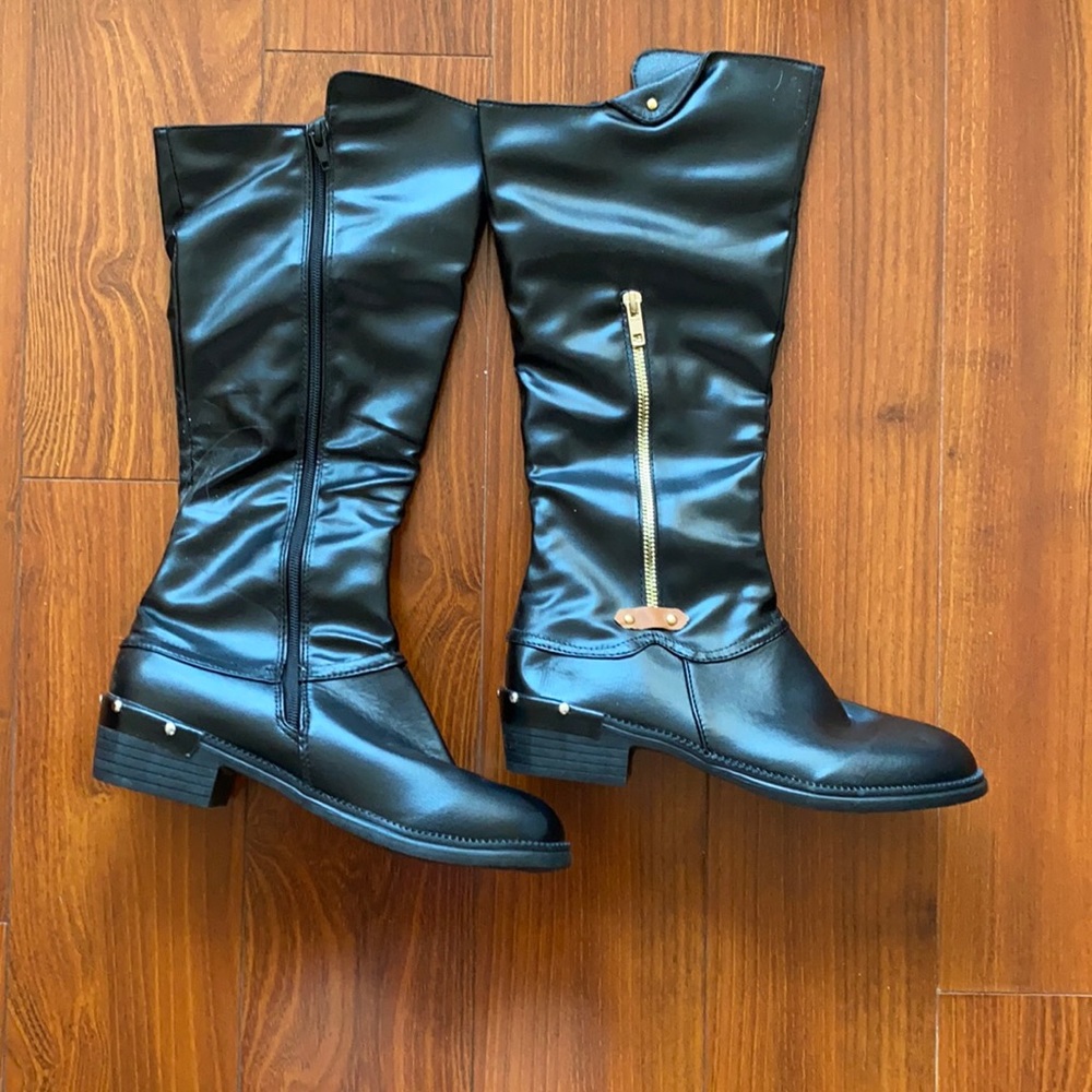 Size 7 women’s riding boots new Black